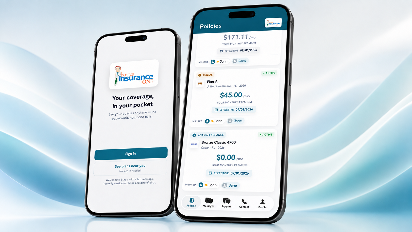 Your insurance card, without the phone call